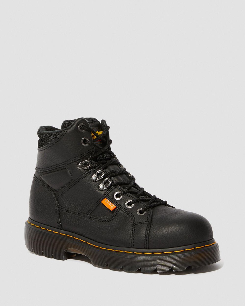 Dr Martens Ironbridge Extra Wide Grizzly Met Guard Pracovné Topánky Panske ( Čierne ) SK 839-BTGFEV